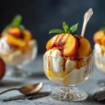 Delicious Grilled Peach Sundaes A MustTry Summer Treat 6 Grilled Peach Sundaes