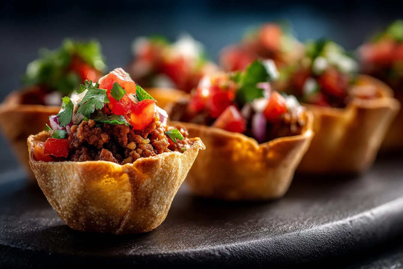 Delicious Mini Taco Cups Easy Tasty Perfect for Parties 2 Mini Taco Cups upscaled 6859ebb312c72