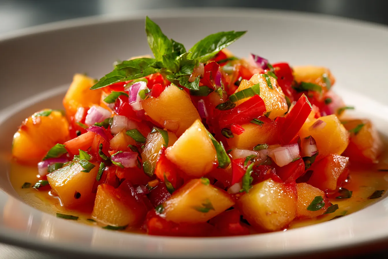 Zesty Nectarine Salsa Recipe Fresh Flavorful Delight 3 Nectarine Salsa upscaled 686317a972920