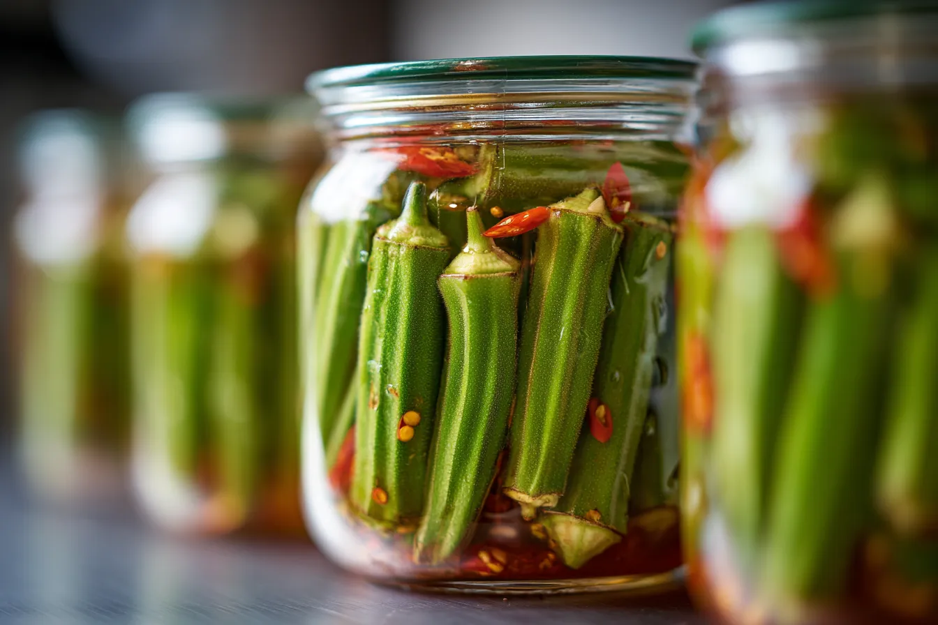 Refrigerator Pickled Okra upscaled 686326322b849