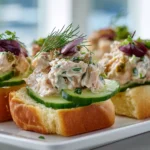 Tuna Salad Cucumber Sliders