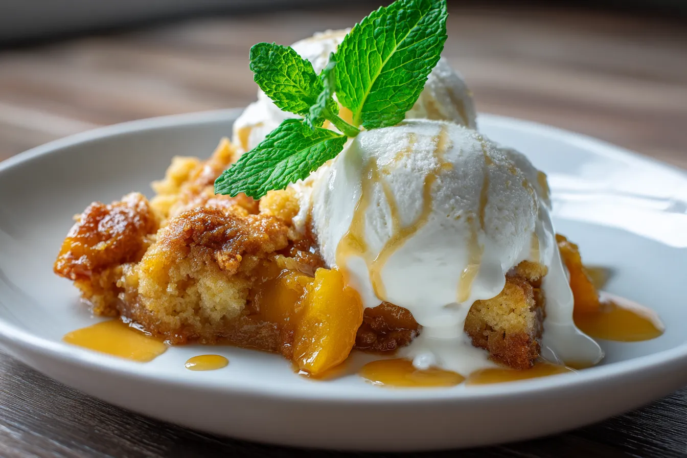 Ultimate Peach Cobbler Recipe upscaled 686309990ad9b