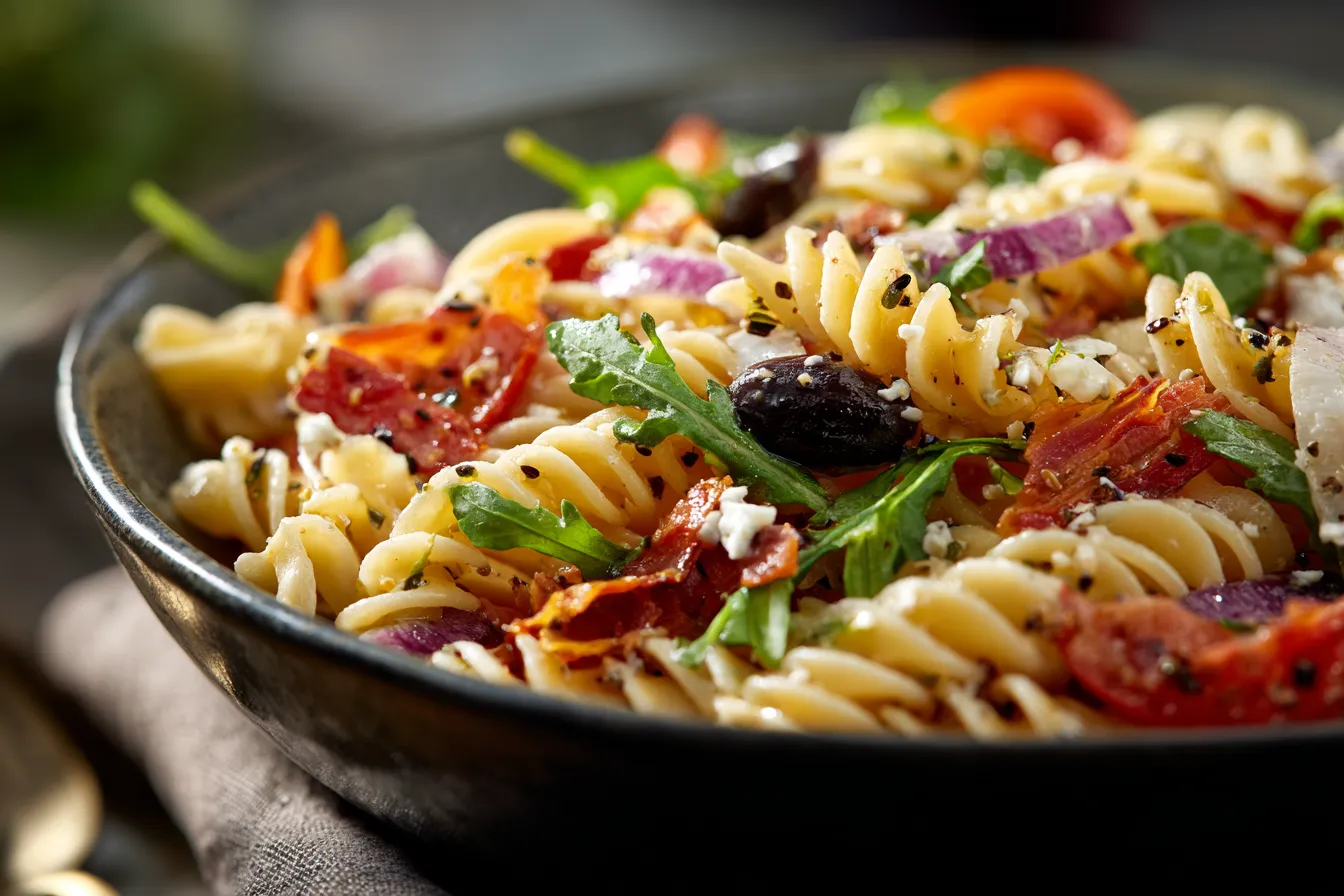 Zesty Italian Dressing Pasta Salad