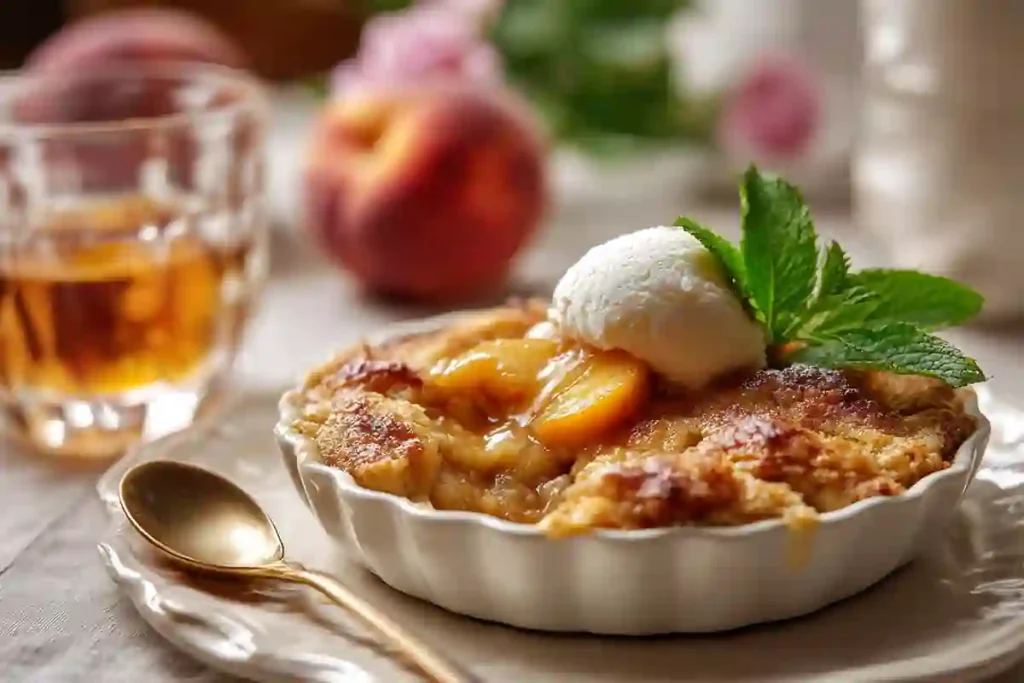 Easy Peach Cobbler Recipe with Only 7 Ingredients