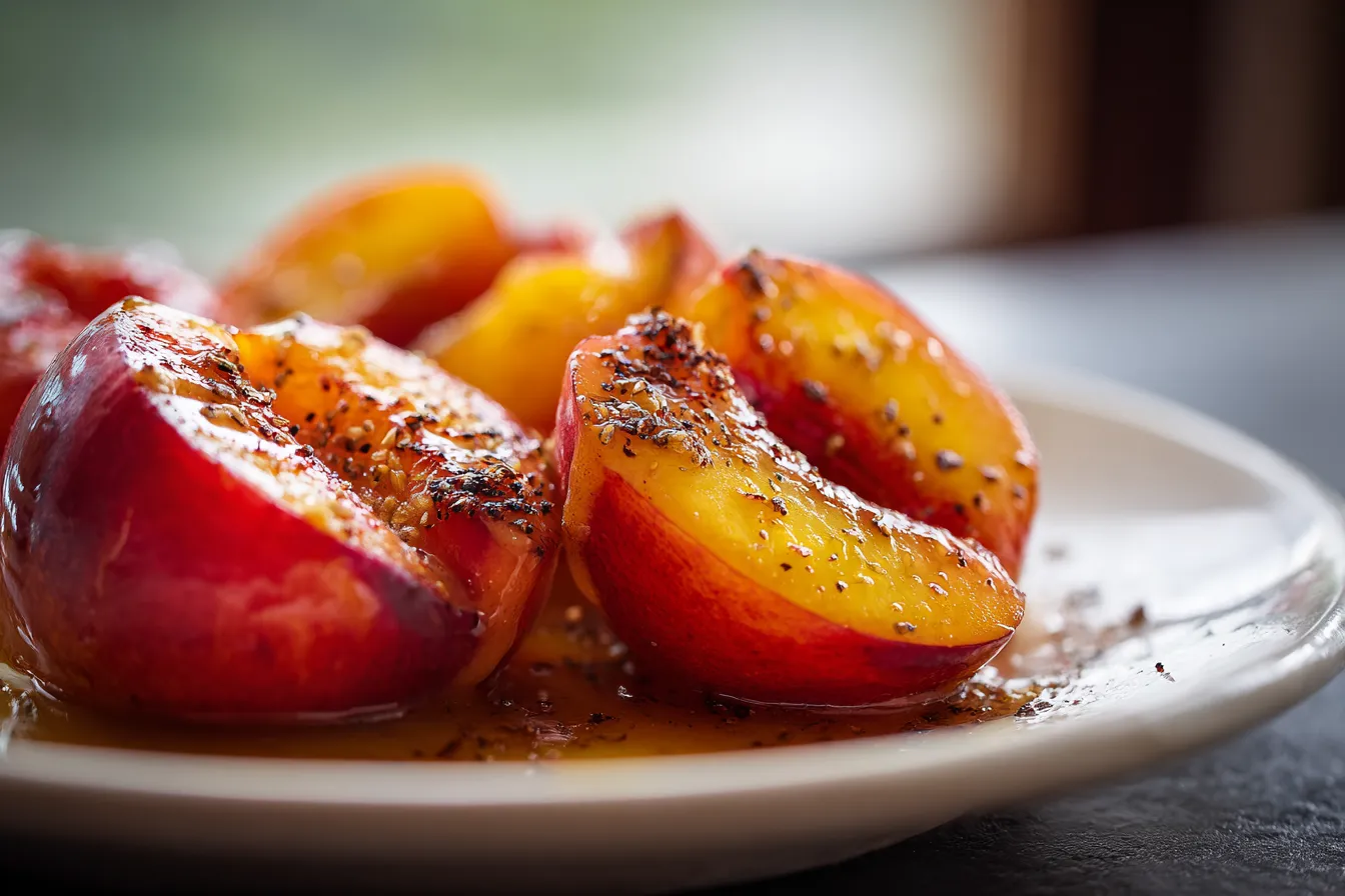 Delicious Baked Nectarines with Irresistible Cinnamon Honey Sauce 2 Baked Nectarines with Cinnamon upscaled 686826d1146ae