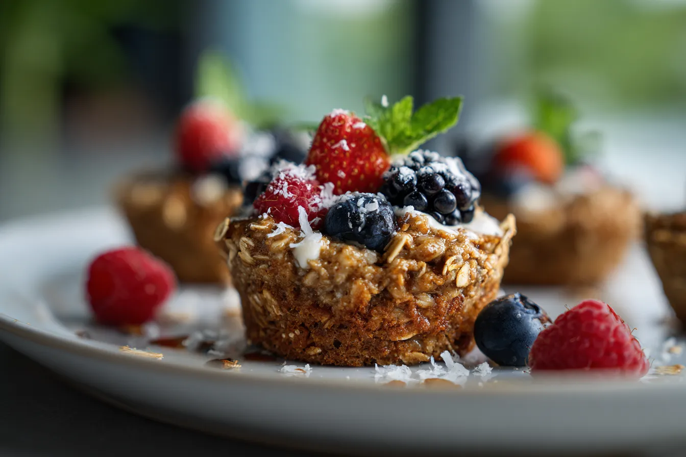 Delicious Baked Oatmeal Cups for Healthy Mornings Easy Recipe 3 Baked Oatmeal Cups upscaled 68774f20c45c1
