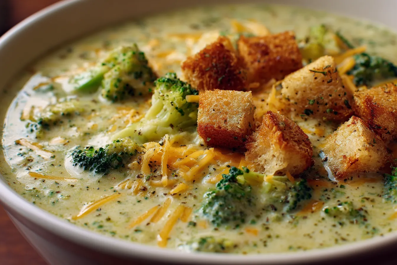 Creamy Broccoli Cheddar Soup Irresistibly Smooth Cheesy 3 Broccoli Cheddar Soup upscaled 68773288eb923