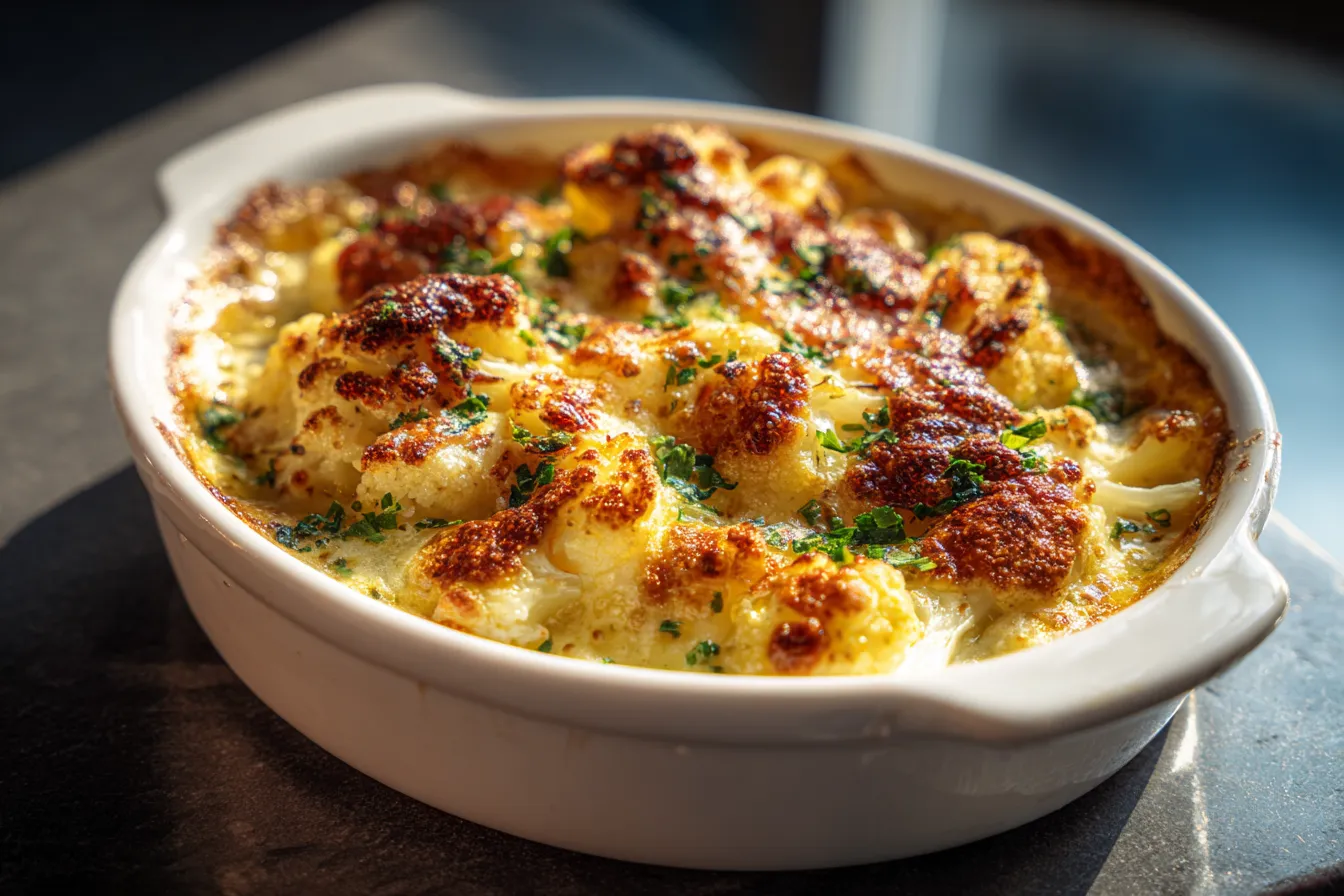 Cauliflower Gratin