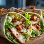 Savory Chicken Caesar Wraps Easy Delicious Recipe Idea 6 Chicken Caesar Wraps