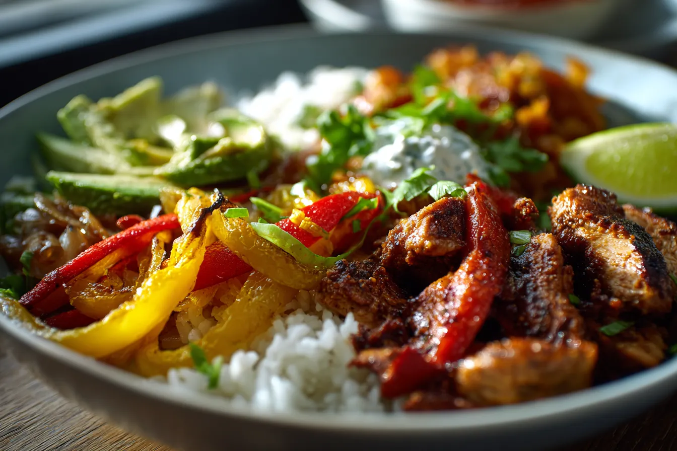 Chicken Fajita Lunch Bowls upscaled 6881325ed0157