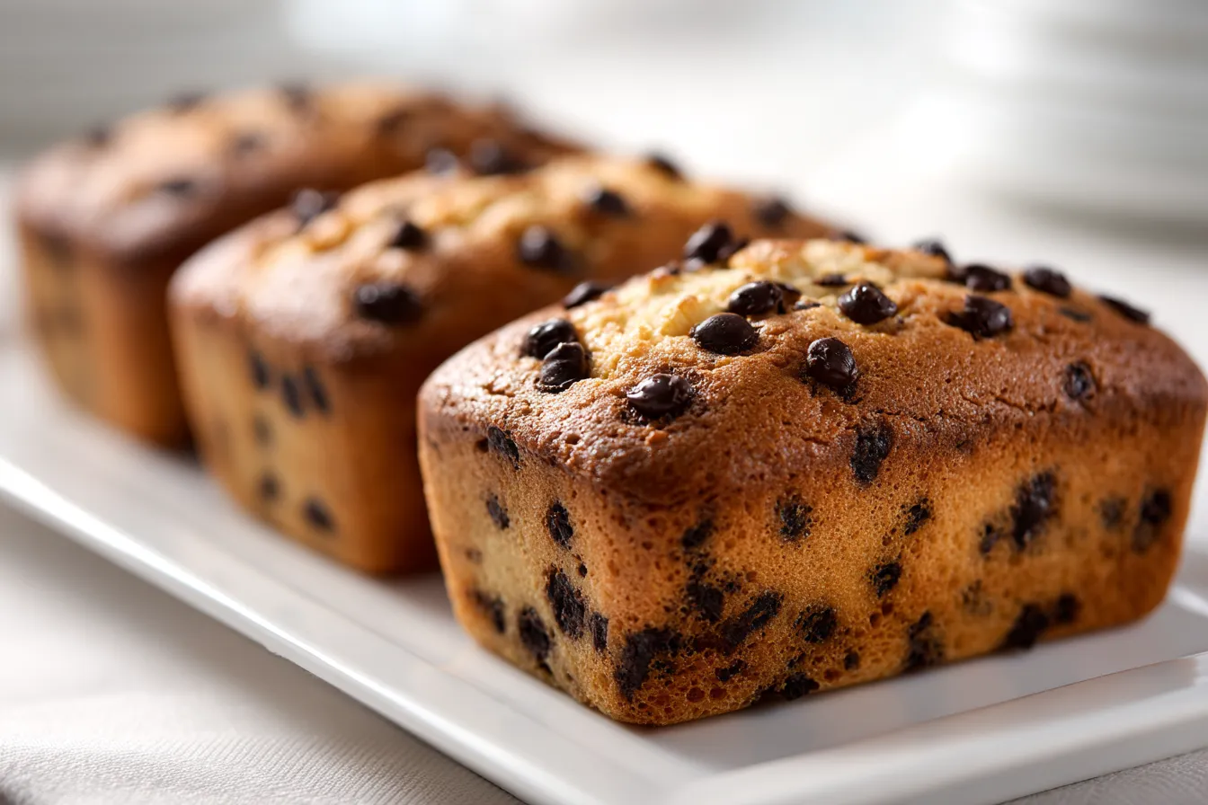 Chocolate Chip Mini Loaves