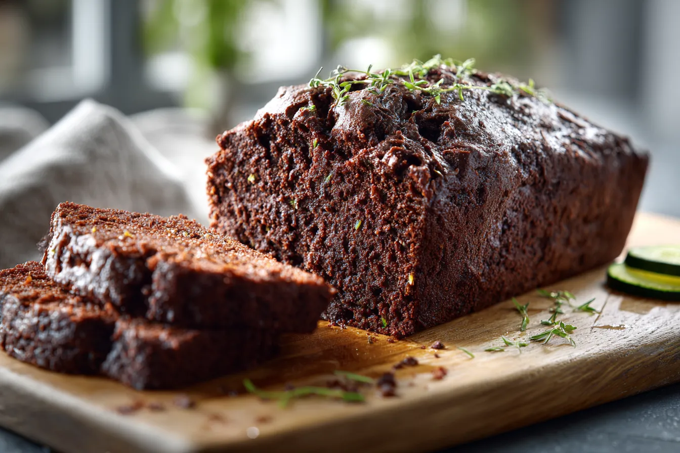 Chocolate Espresso Zucchini Bread