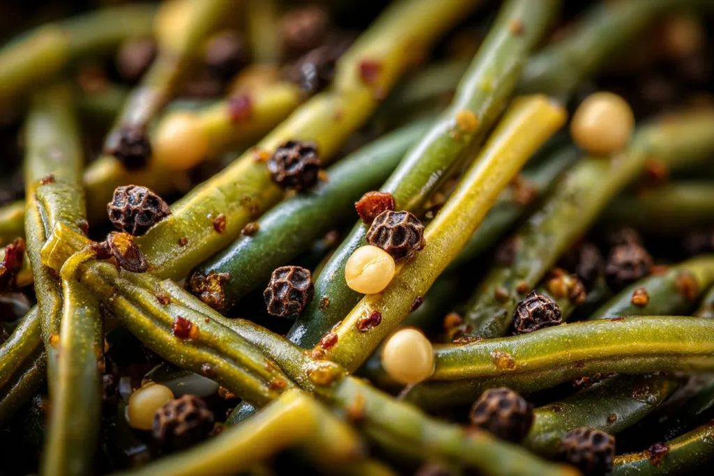 Dilly Beans with Mustard Seed & Peppercorns