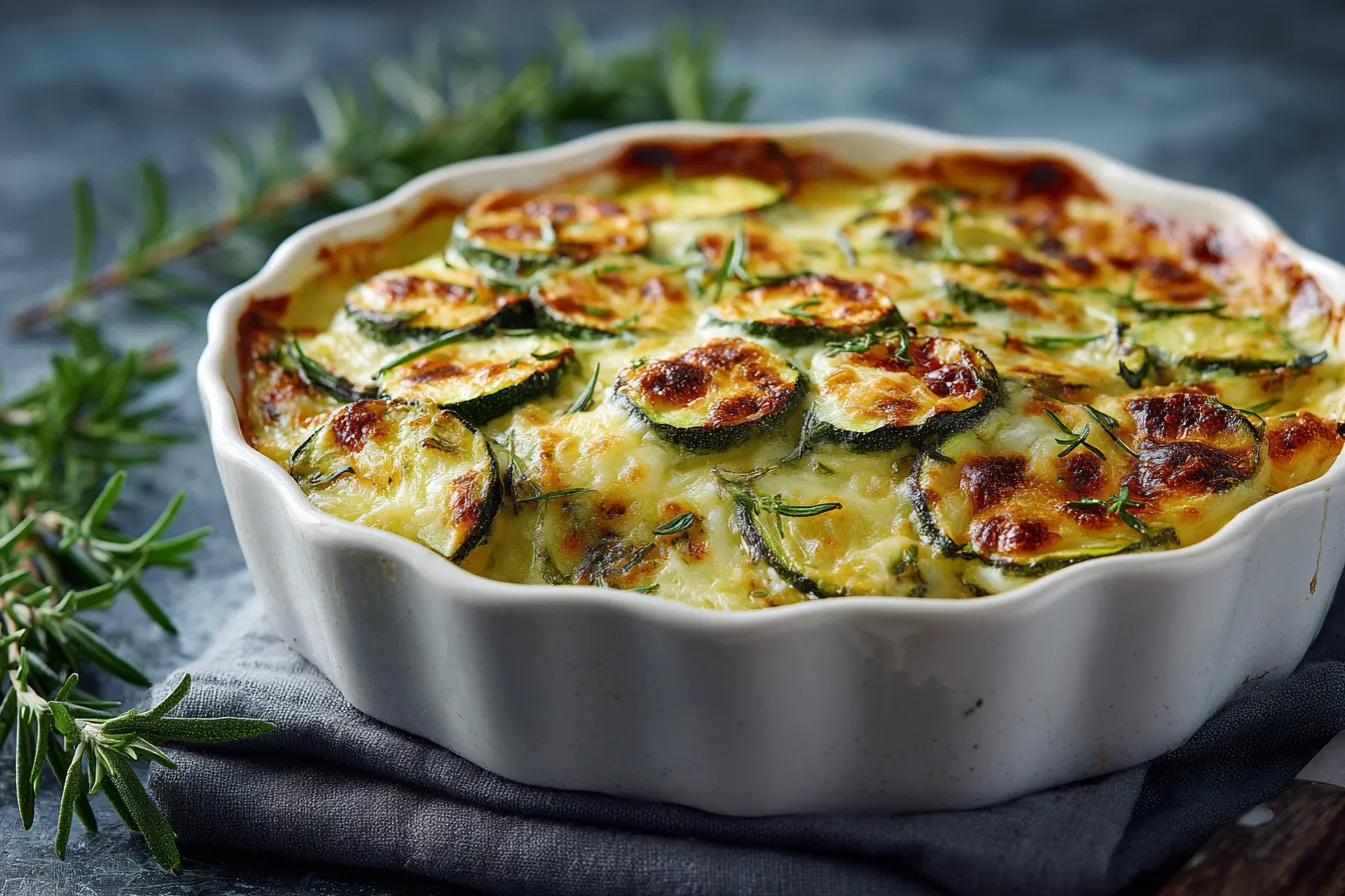 Easy Cheesy Zucchini Bake upscaled 688ac0c6841d8