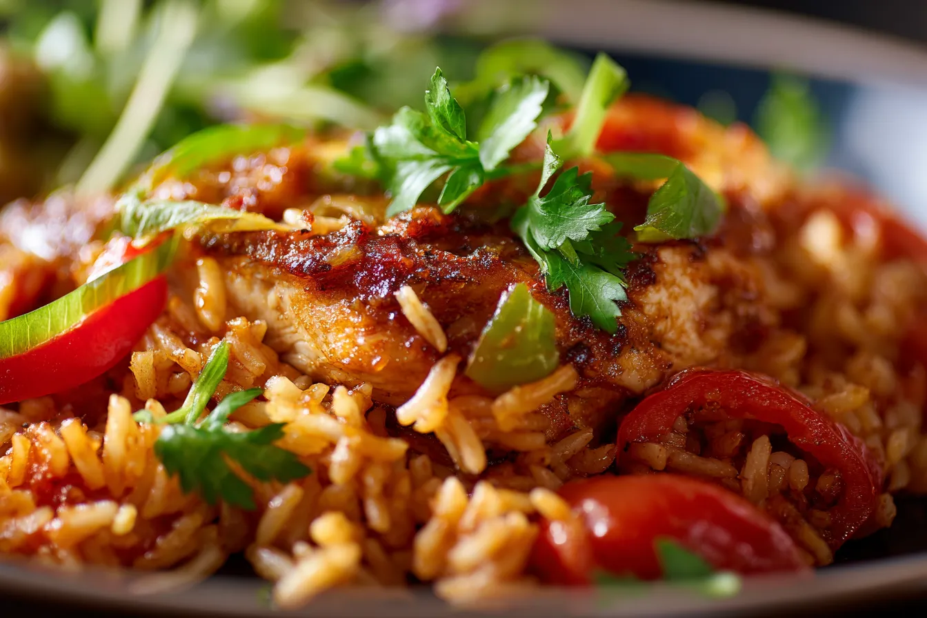 Fajita Chicken Rice Bake upscaled 68703fa15336c