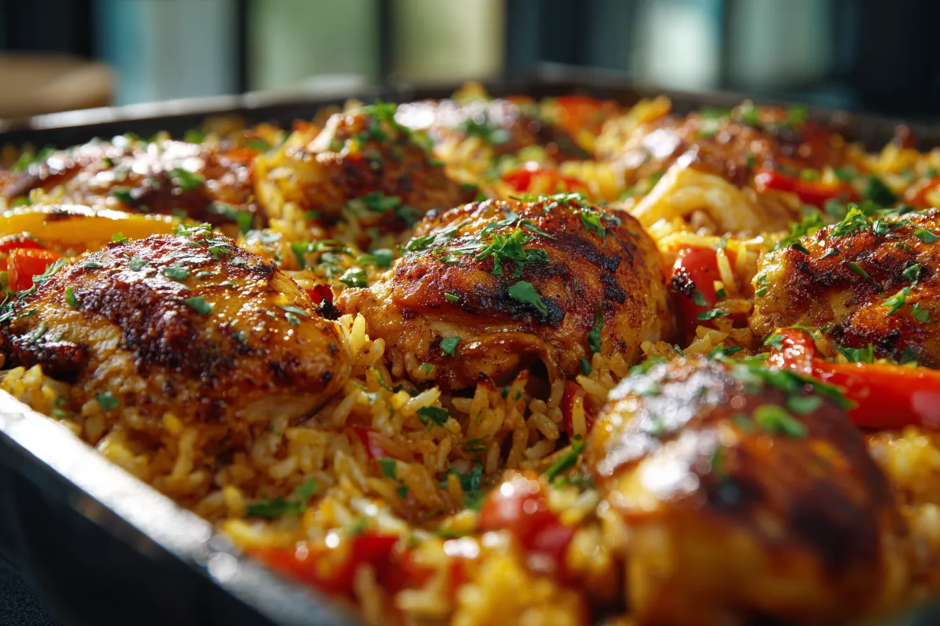 Fajita Chicken Rice Bake upscaled 6870409229ee2