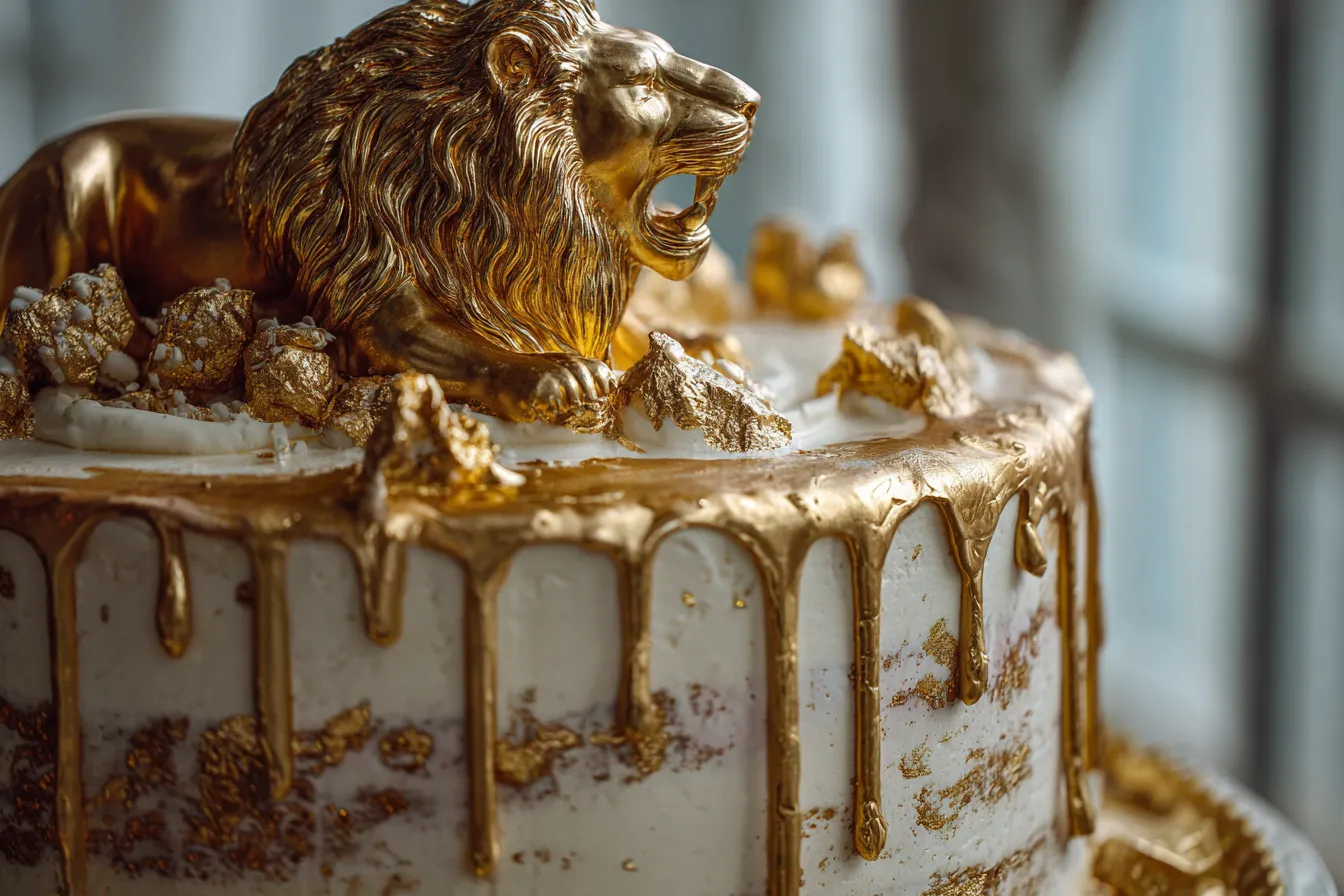 Gold Drip Cake with upscaled 68742520c31c9