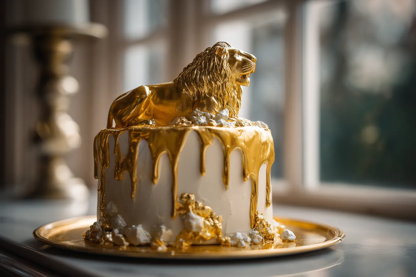 Gold Drip Cake with upscaled 68742598c1ced
