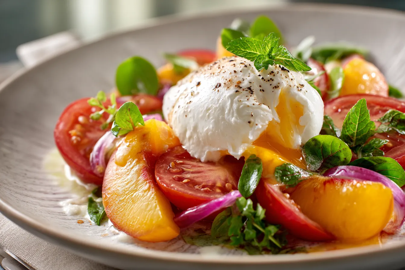 Heirloom Tomato Burrata Salad upscaled 6866f0f862540