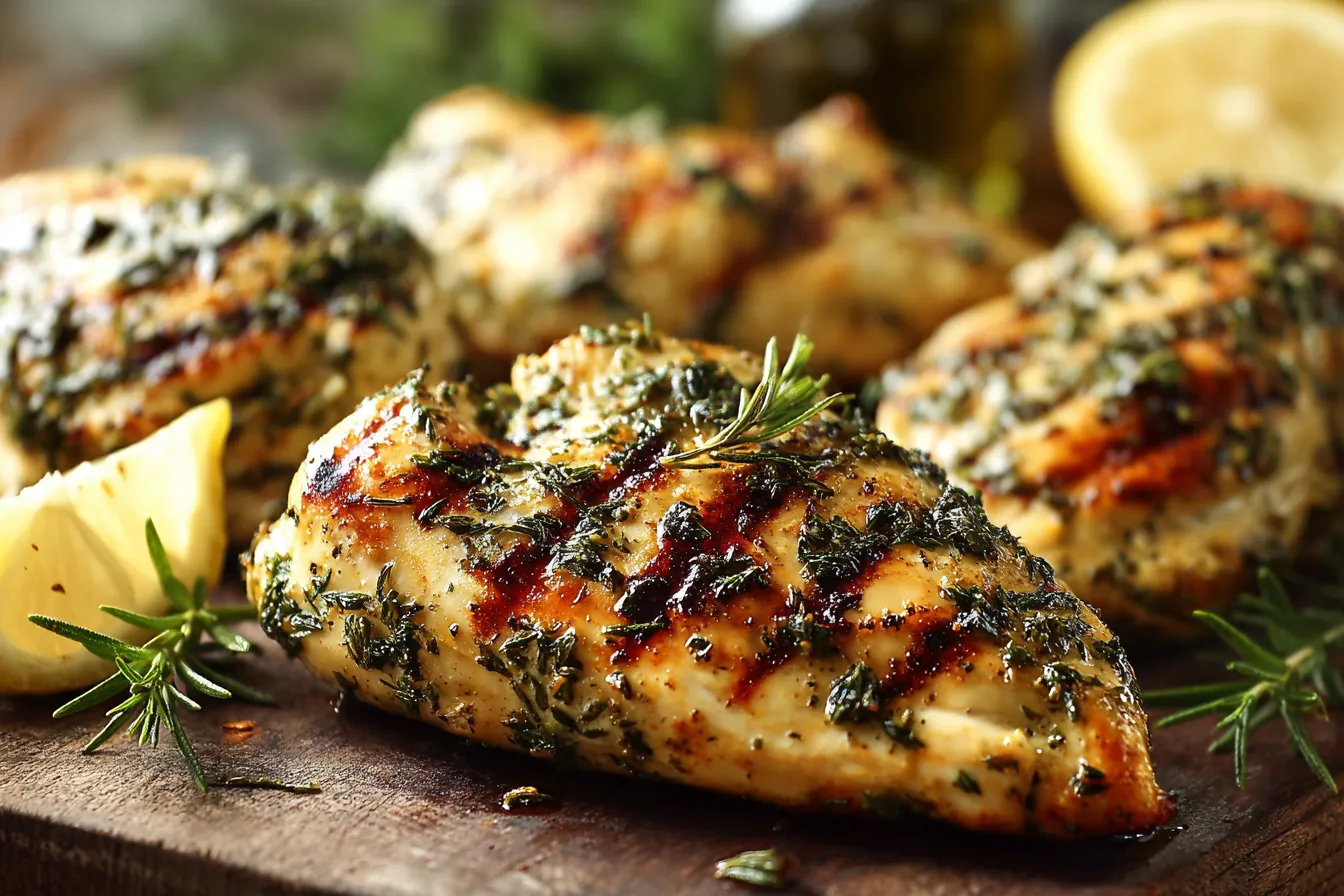 Zesty Lemon Herb Grilled Chicken The Chunky Chefs Recipe 5 Lemon Herb Grilled Chicken upscaled 6863ca7c60509