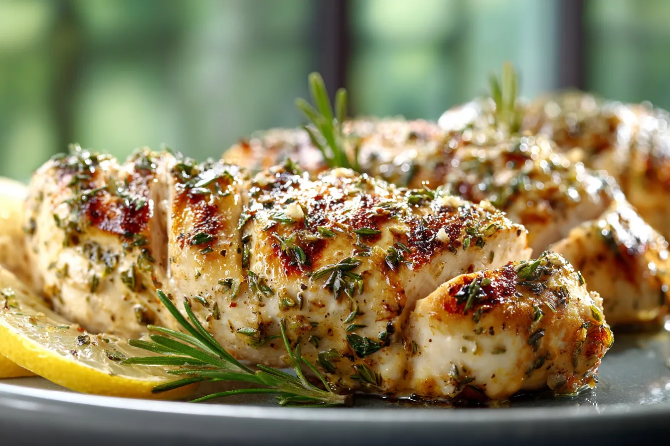 Zesty Lemon Herb Grilled Chicken The Chunky Chefs Recipe 4 Lemon Herb Grilled Chicken upscaled 6863caf4a32b8