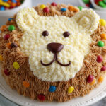 Lion Face Buttercream Mane Cake