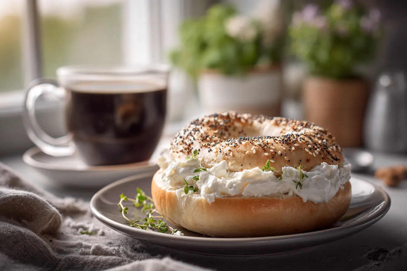 Irresistible Mini Bagel with Cream Cheese Perfect Snack Idea 3 Mini Bagel with Cream upscaled 687dff0547dec