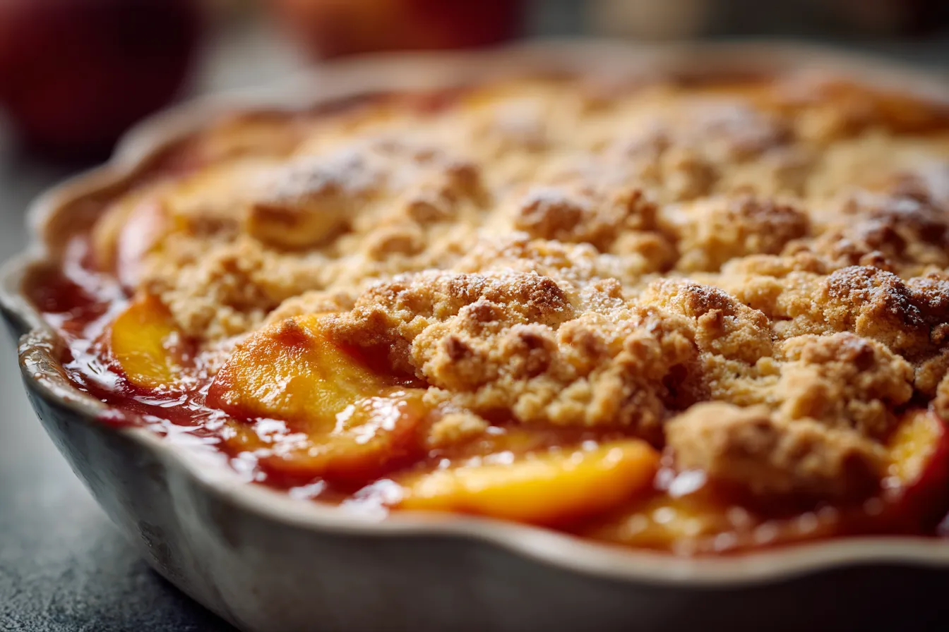 Delicious Nectarine Cobbler Recipe Ultimate Summer Dessert 2 Nectarine Cobbler upscaled 68675368a69c2