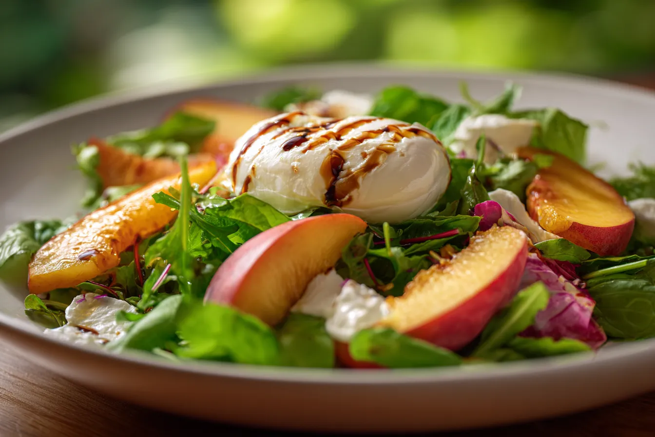 Peach Burrata Salad with upscaled 68686ca9cd618