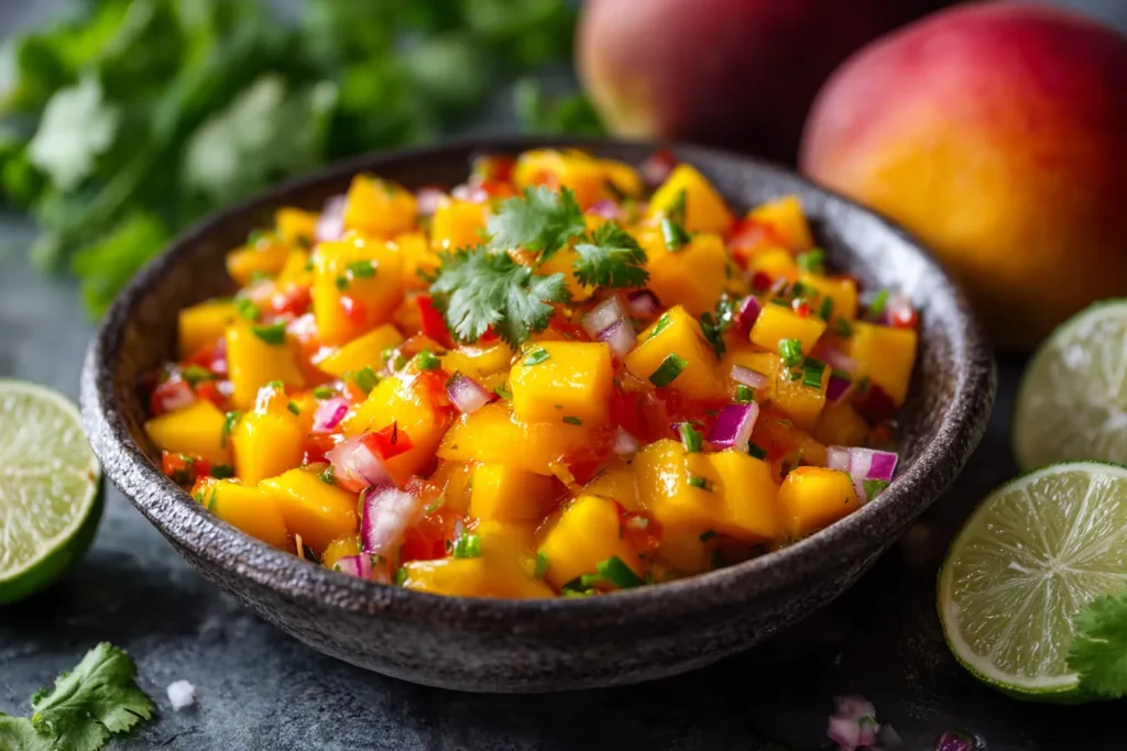 Peach Mango Salsa Recipe