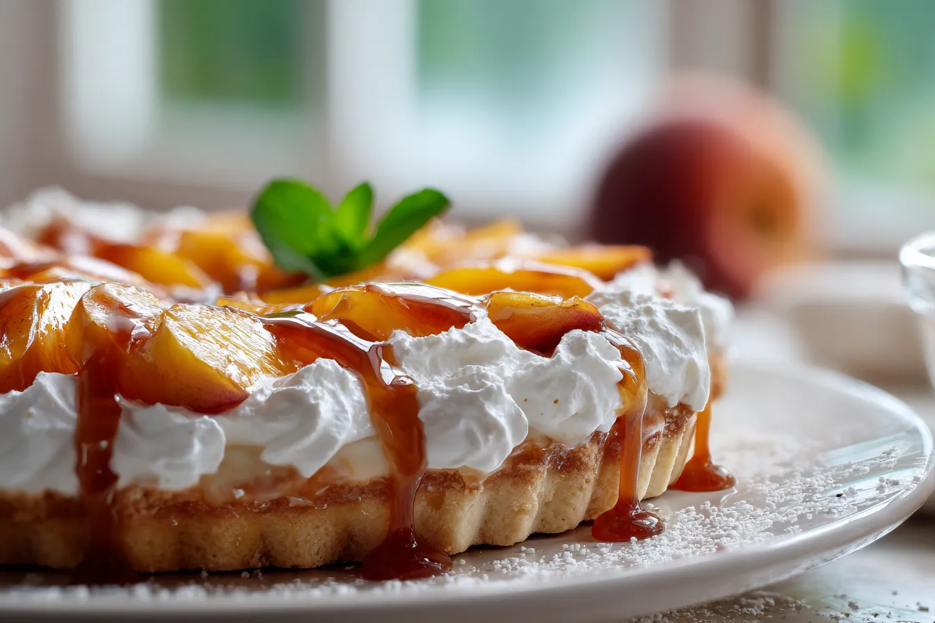Quick Easy Peaches and Cream Pie Irresistibly Delicious 2 Peaches and Cream Pie upscaled 6866dd8503649