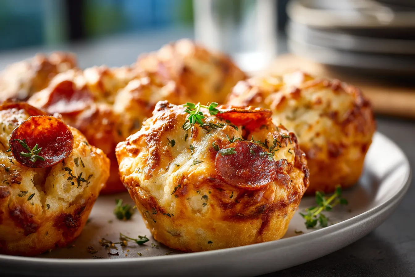 Savory Pizza Muffins upscaled 6876fa481fc8d