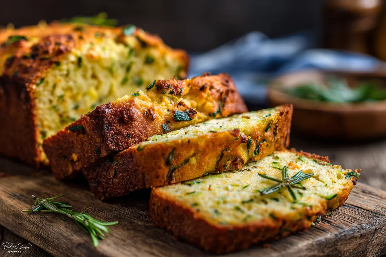 Irresistible Savory Zucchini Bread with Cheddar Herbs Recipe 2 Savory Zucchini Bread with upscaled 6881091f19239