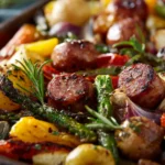 Sheet Pan Sausage and Veggies