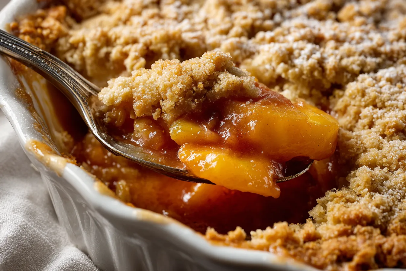 Southern Style Peach Cobbler