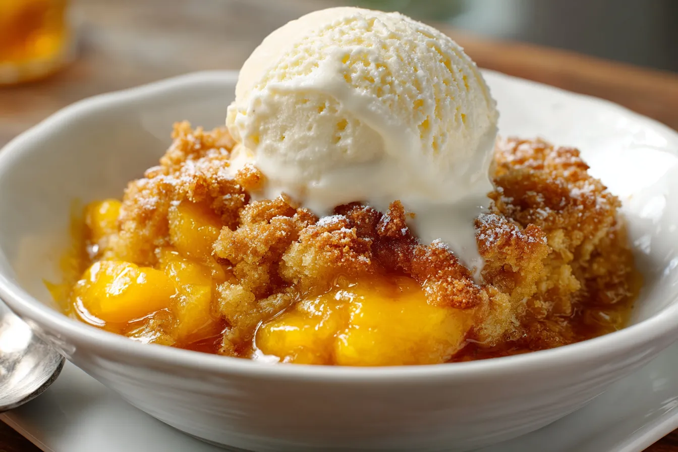 Irresistible Southern Style Peach Cobbler A Sweet Delight 4 Southern Style Peach Cobbler upscaled 6868a47152fa7