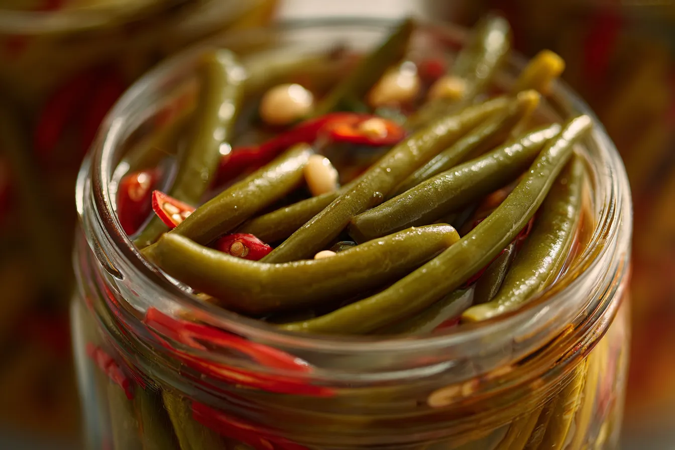 Spicy Refrigerator Dilly Beans
