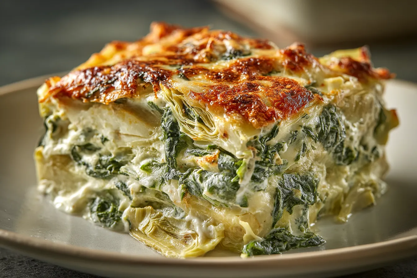 Spinach and Artichoke Casserole