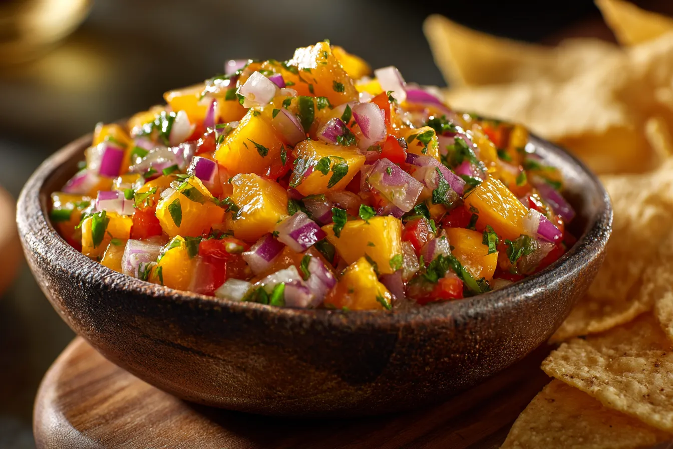 Delicious Sweet And Spicy Peach Salsa Recipe to Ignite Flavor 4 Sweet and Spicy Peach upscaled 68635ee8b4bf6