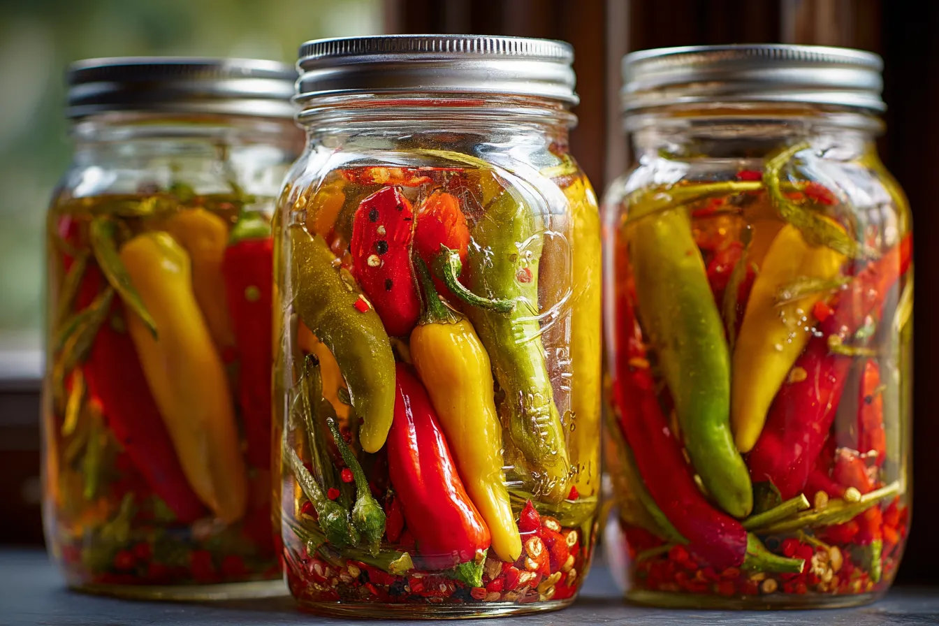 Sweet and Spicy Pickled Peppers