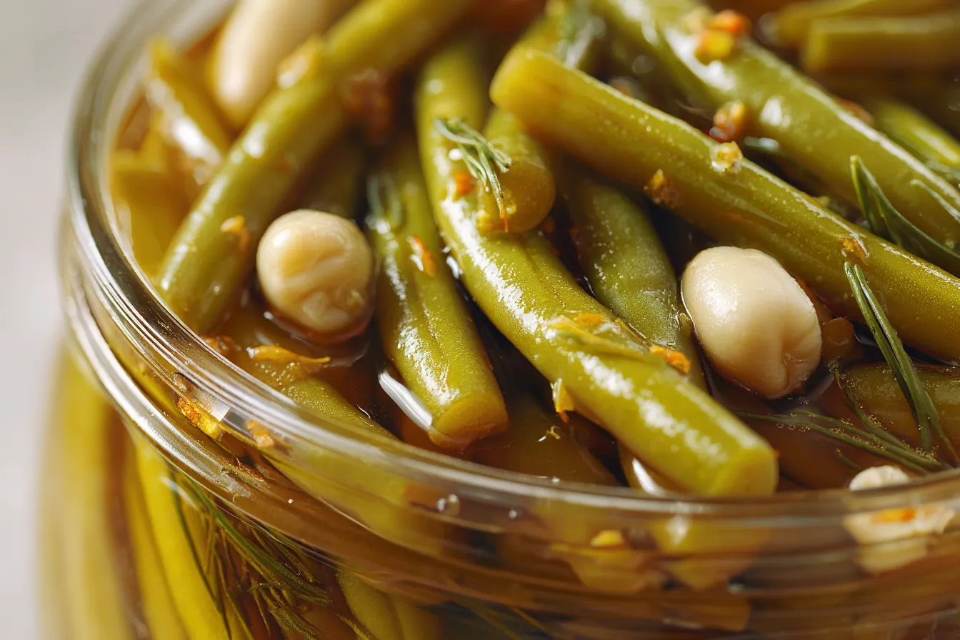 Sweet and Tangy Refrigerator Dilly Beans