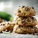 Zucchini Cookies with Chocolate Chips and Oatmeal