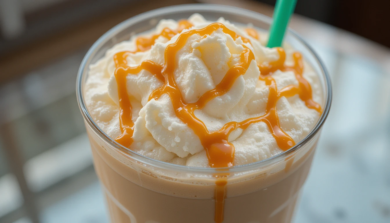 Venti Iced White Mocha Sweet Cream Foam Extra Caramel Drizzle 1 1 Venti Iced White Mocha Sweet Cream Foam Extra Caramel Drizzle