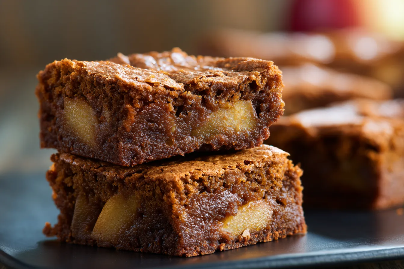 Apple Brownies - Easy Fall Dessert