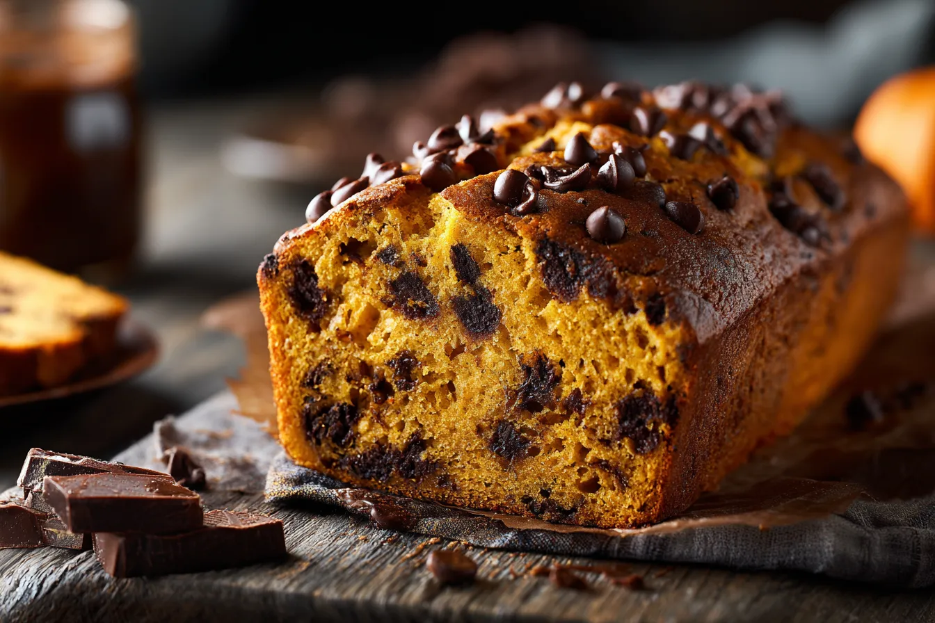 Best Chocolate Chip Pumpkin Bread