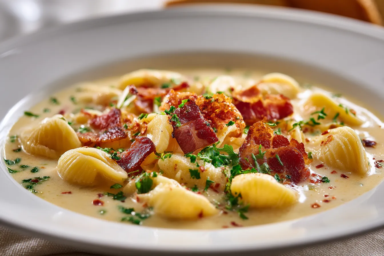 CREAMY PASTA SOUP