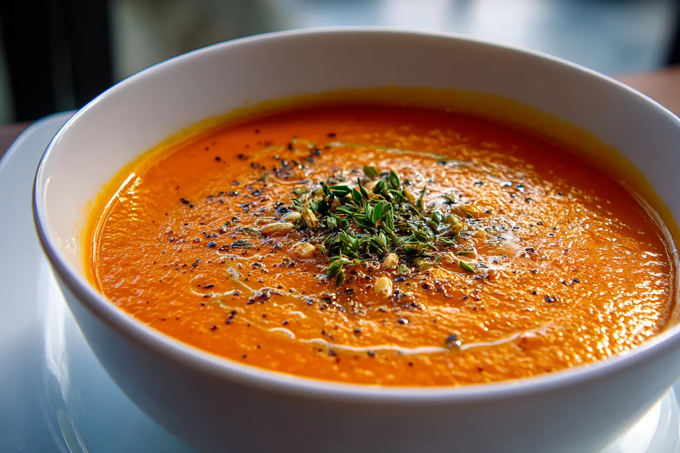 Creamy Roasted Garlic Tomato Soup