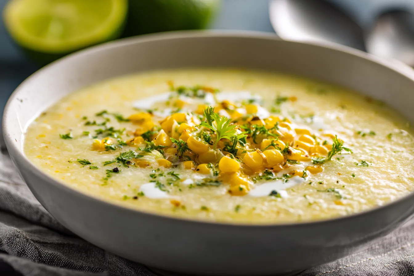 Delicious Mexican Street Corn Soup Recipe