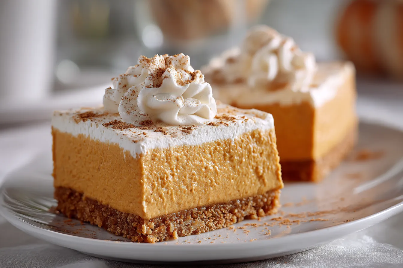 Delightful No Bake Pumpkin Cheesecake Bars 5 Delightful No Bake Pumpkin upscaled 68a52e79e05b7