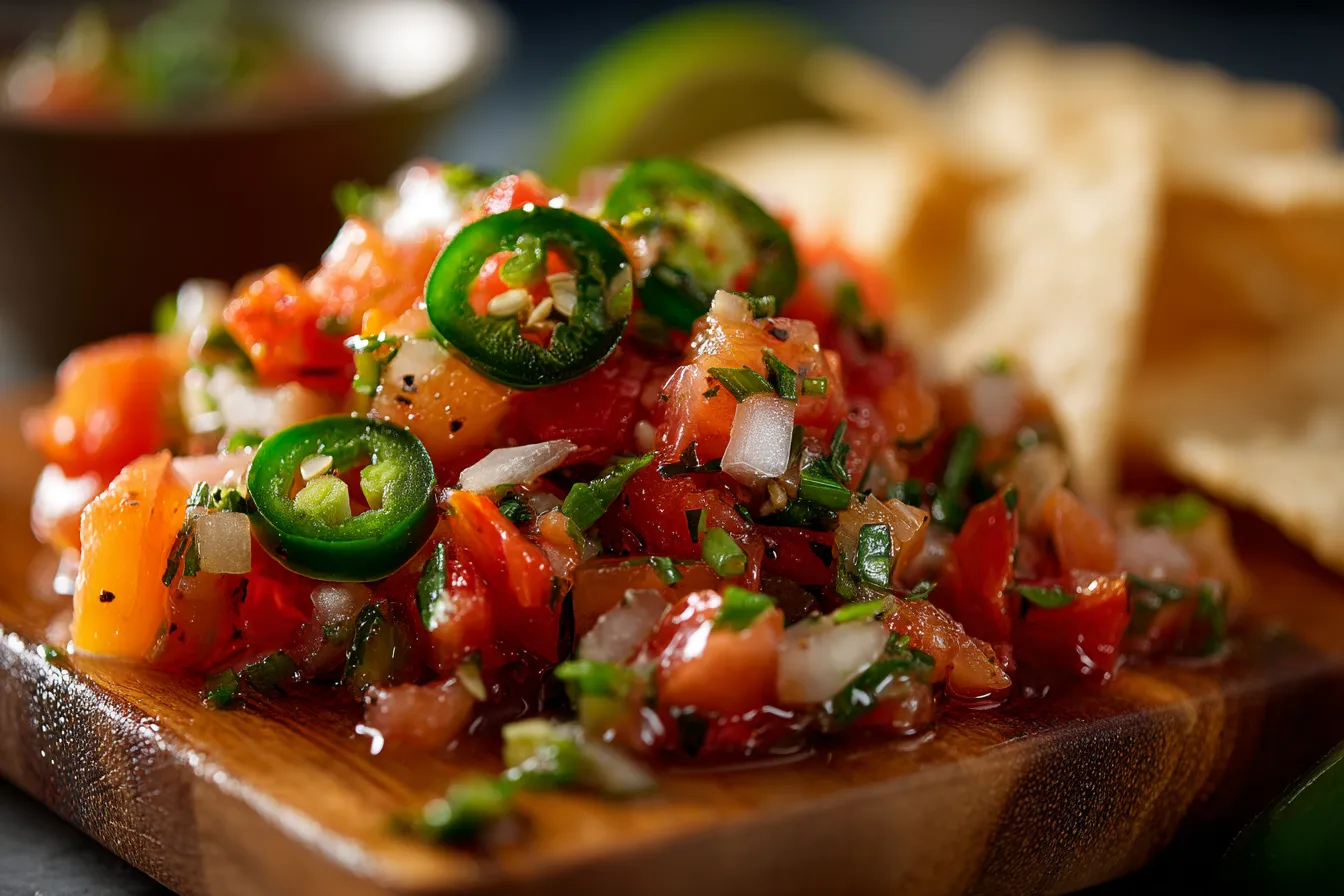 Jalapeño and Fresh Tomato Salsa